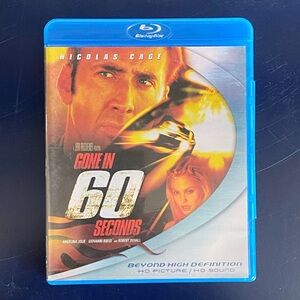 Gone In 60 Seconds Blu-Ray Nicholas Cage, Angelina Jolie Very Good Condition